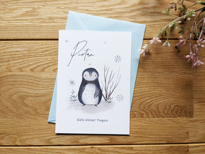 Pinguin Grußkarte